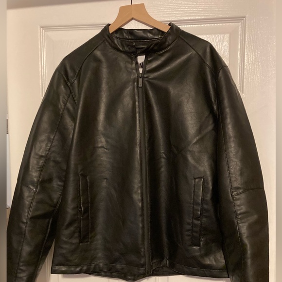 NWO. Zara Biker Leather Jacket XL Men’s - Picture 3 of 6